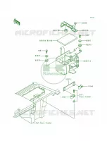 Battery Case pour Kawasaki Bayou 300