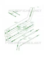 Cable pour Kawasaki Bayou 300
