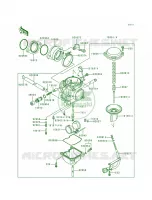 Carburetor pour Kawasaki Bayou 300