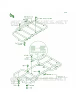 Carrier pour Kawasaki Bayou 300