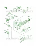 Change DrumShift Fork pour Kawasaki Bayou 300
