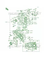 Crankcase pour Kawasaki Bayou 300