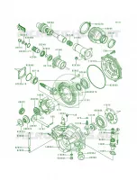 Drive ShaftFinal Gear pour Kawasaki Bayou 300