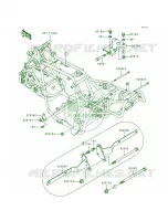 Frame Fitting pour Kawasaki Bayou 300