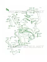 Front Fender pour Kawasaki Bayou 300