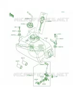 Fuel Tank pour Kawasaki Bayou 300