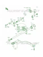 Gear Change Mechanism pour Kawasaki Bayou 300