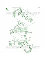 Head Lamp pour Kawasaki Bayou 300