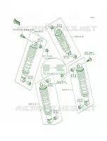 Shock Absorber pour Kawasaki Bayou 300