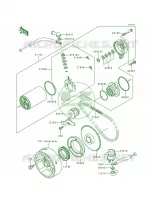 Starter MotorKLF300 B2B3B4 pour Kawasaki Bayou 300