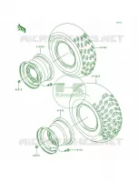 Tire pour Kawasaki Bayou 300