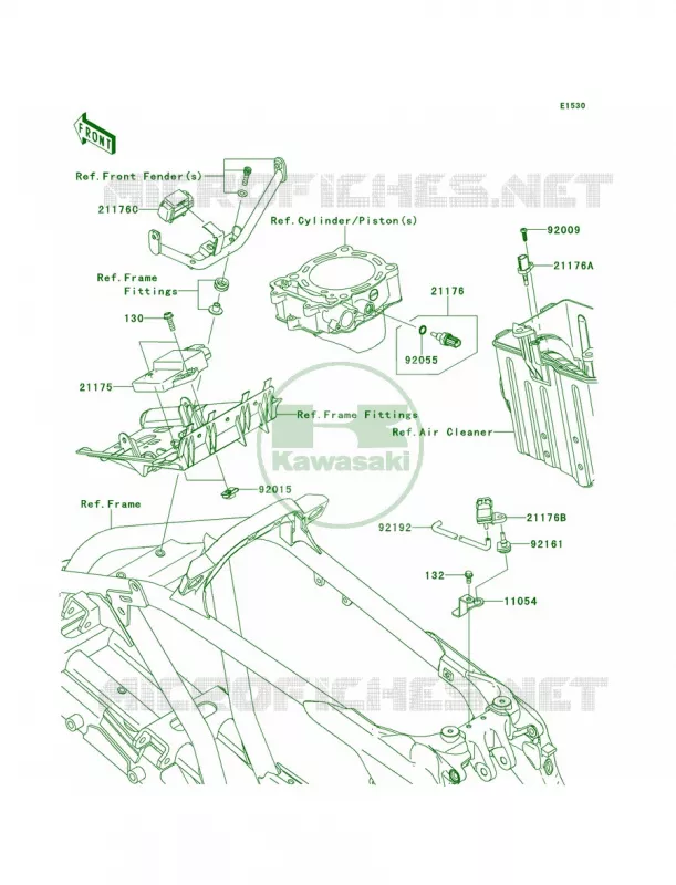 Fuel Injection Kawasaki QUAD 450 2013 KFX450R  KSF450BDF