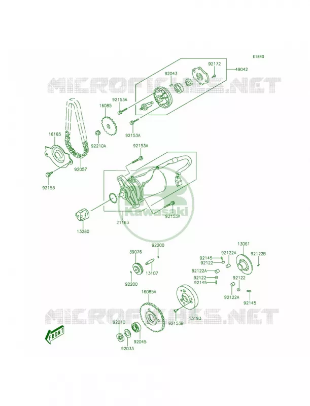 Starter Motor Kawasaki QUAD 90 2013 KFX90  KSF90ADF