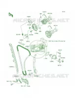 CamshaftsTensioner pour Kawasaki KFX450R