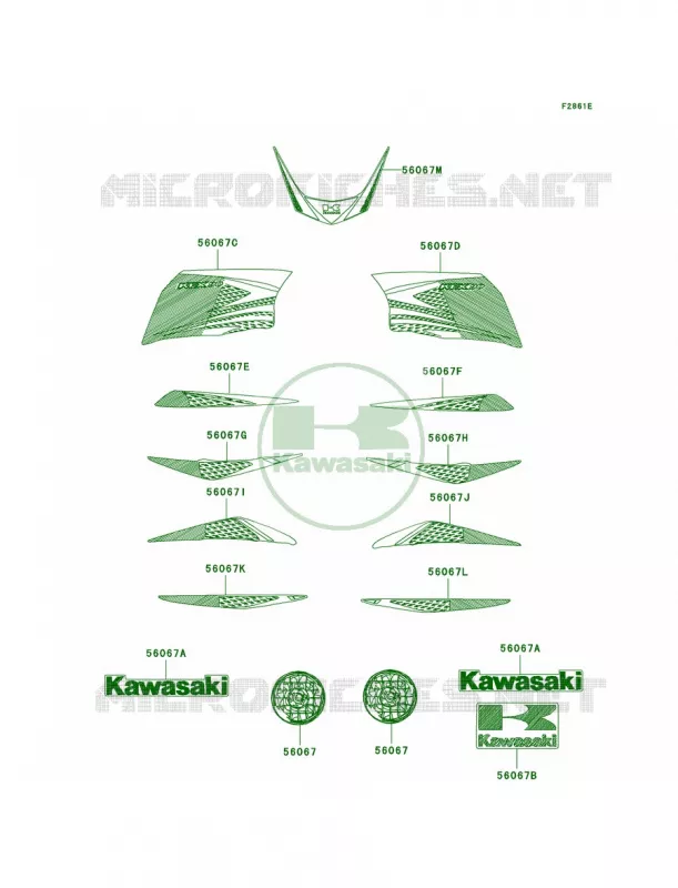 DecalsRedA9S Kawasaki QUAD 90 2011 KFX90  KSF90ABF