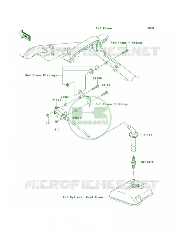 Ignition System Kawasaki QUAD 450 2010 KFX450R  KSF450BAF