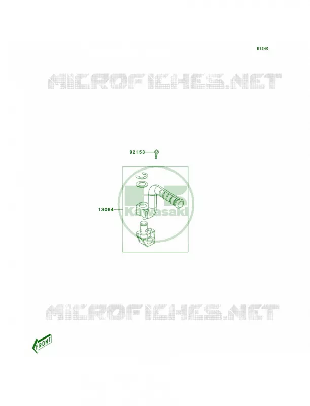 Kickstarter Mechanism Kawasaki QUAD 90 2009 KFX90  KSF90A9S