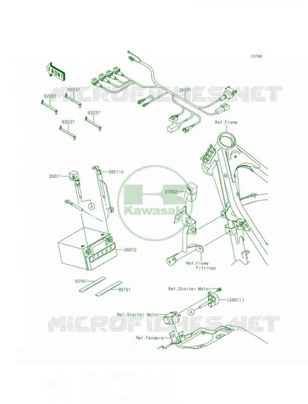 Chassis Electrical Equipment Kawasaki MOTOS 140 2012 KLX140  KLX140ACF