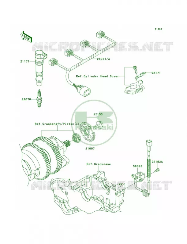 Ignition System Kawasaki MOTOS 1400 2009 Concours 14  ZG1400B9F