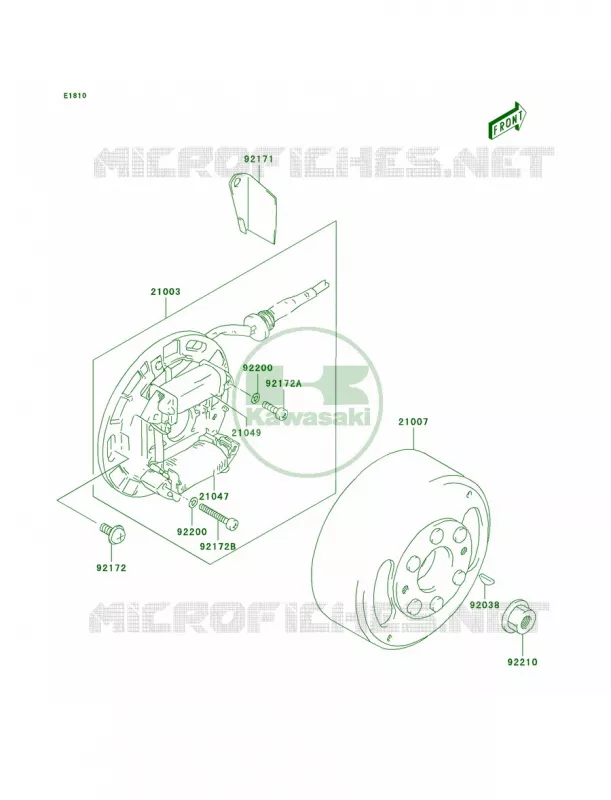 Generator Kawasaki QUAD 80 2006 KFX80  KSF80A6F