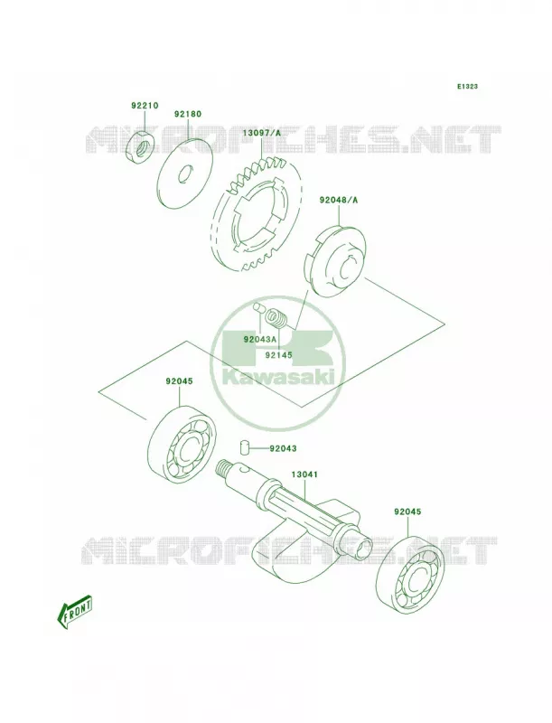 Balancer Kawasaki QUAD 400 2005 KFX400  KSF400-A3