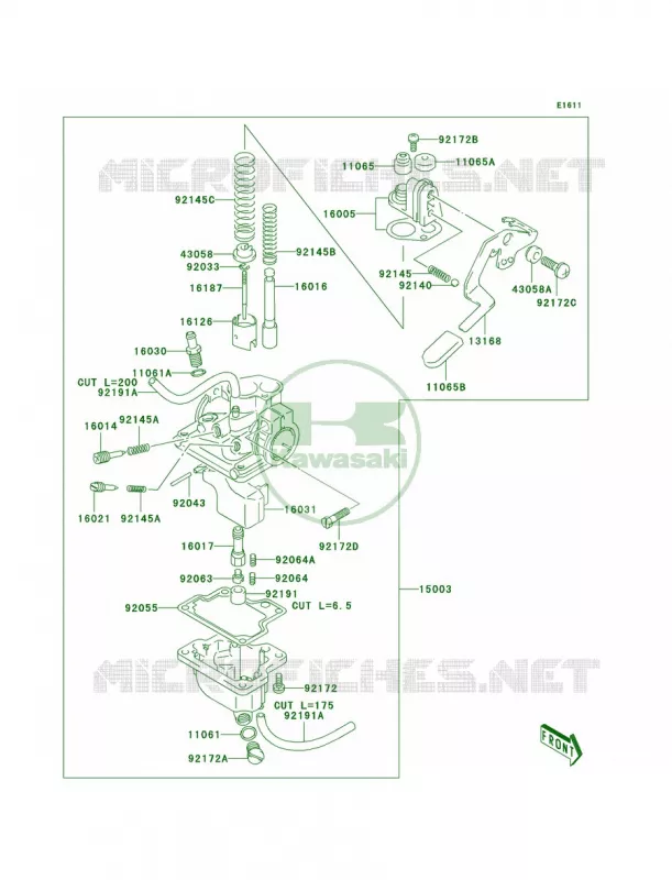 Carburetor Kawasaki QUAD 50 2005 KFX50  KSF50-A3
