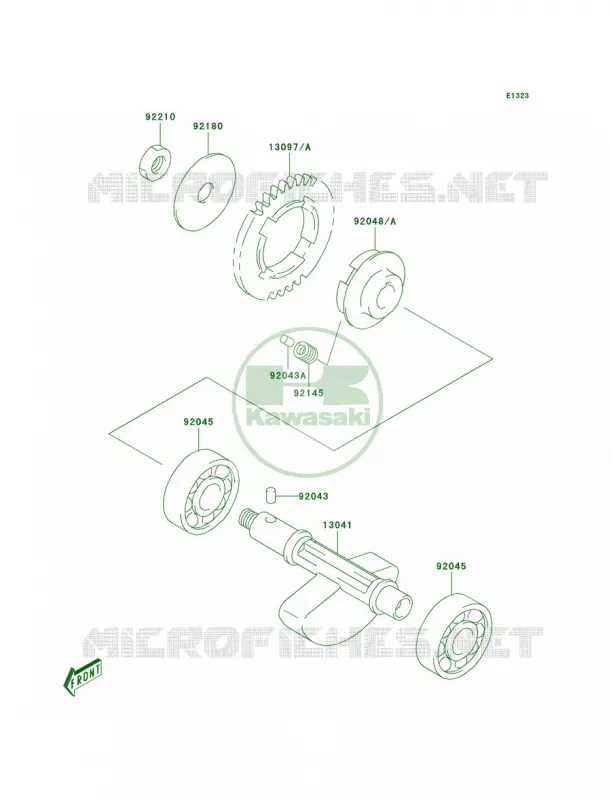 Balancer Kawasaki QUAD 400 2004 KFX400  KSF400-A2
