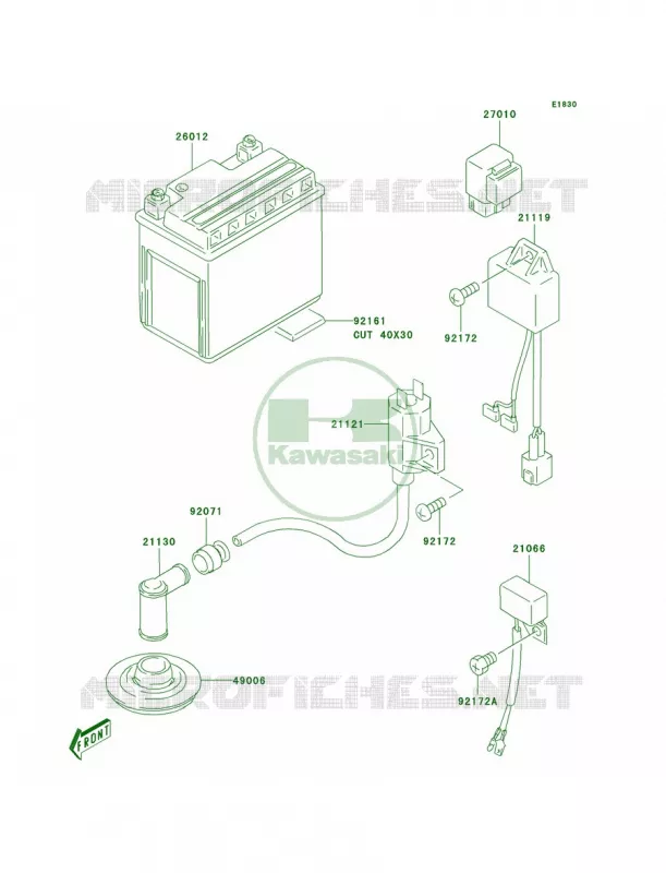 Ignition System Kawasaki QUAD 80 2003 KFX80  KSF80-A1