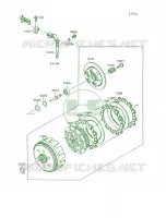 Clutch pour Kawasaki Mojave 250