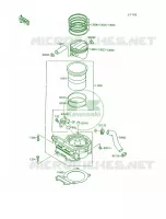 CylinderPistons pour Kawasaki Mojave 250