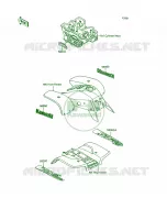 Decals pour Kawasaki Mojave 250