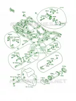 Frame Fittings pour Kawasaki Mojave 250