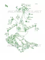 Frame pour Kawasaki Mojave 250