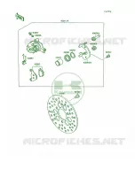 Front Brake pour Kawasaki Mojave 250