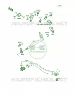 Gear Change Mechanism pour Kawasaki Mojave 250