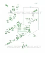 Kickstarter Mechanism pour Kawasaki Mojave 250