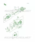 Oil PumpOil Filter pour Kawasaki Mojave 250