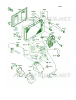 Radiator pour Kawasaki Mojave 250