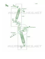 Shock Absorbers pour Kawasaki Mojave 250
