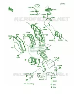 Air Filter pour Kawasaki Mojave 250