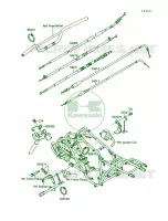 Cable pour Kawasaki Mojave 250