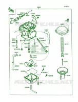 Carburetor pour Kawasaki Mojave 250