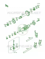 Change DrumShift Fork pour Kawasaki Mojave 250
