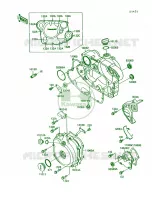 Engine Cover pour Kawasaki Mojave 250
