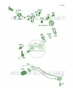 Gear Change Mechanism pour Kawasaki Mojave 250