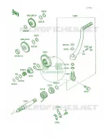 Kickstarter Mechanism pour Kawasaki Mojave 250