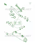 Muffler pour Kawasaki Mojave 250