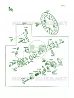 Rear Caliper pour Kawasaki Mojave 250