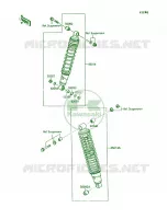 Shock Absorber pour Kawasaki Mojave 250