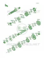Transmission pour Kawasaki Mojave 250